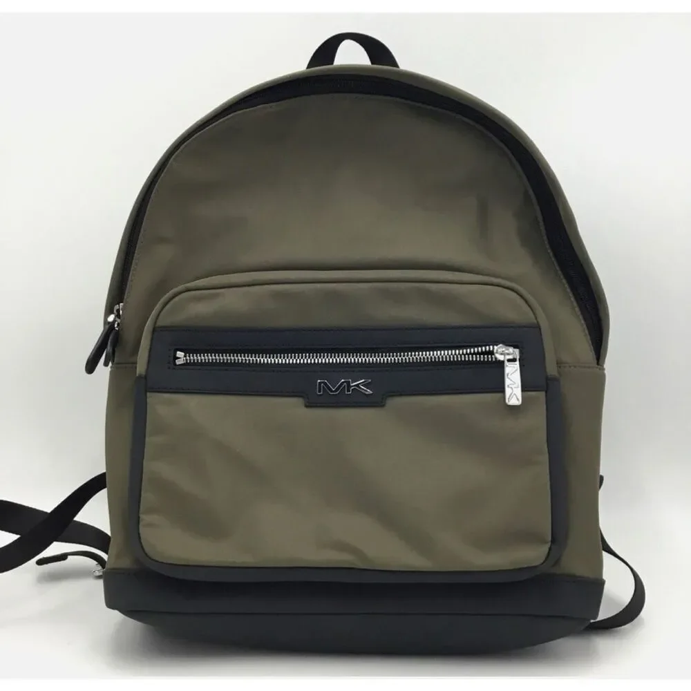 Michael Kors NWT Malone Backpack Olive - Picture 2 of 4